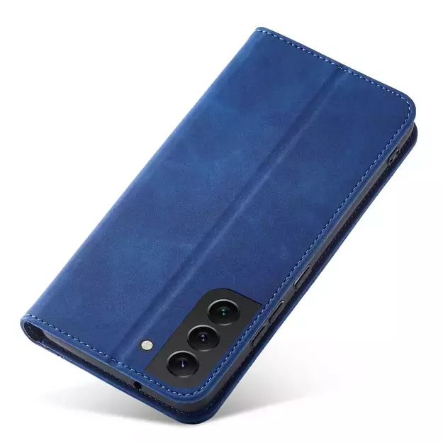 Magnet Fancy Case Case for Samsung Galaxy S22 + (S22 Plus) Pouch Wallet Card Holder Blue 15