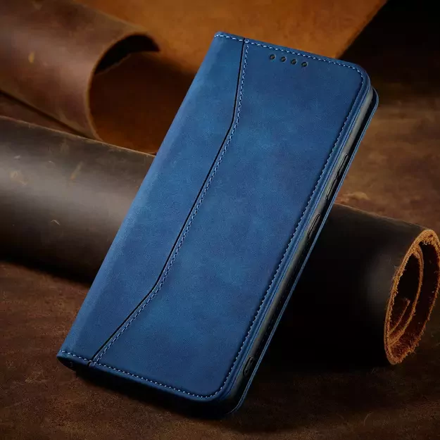 Magnet Fancy Case Case for Samsung Galaxy S22 + (S22 Plus) Pouch Wallet Card Holder Blue 20