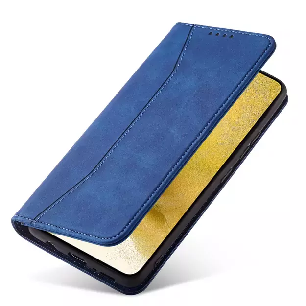 Magnet Fancy Case Case for Samsung Galaxy S22 + (S22 Plus) Pouch Wallet Card Holder Blue 18