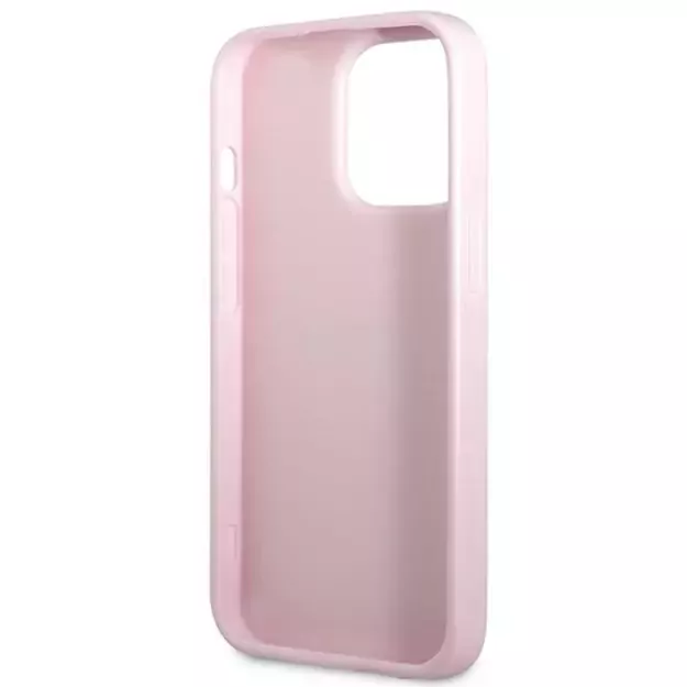 Guess GUHCP13LPSASBPU iPhone 13 Pro / 13 6.1&quot  purple/purple Saffiano Hot Stamp &amp  Metal Logo 13