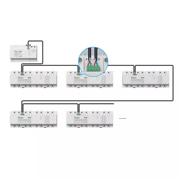Sonoff SPM-Main smart switch Wi-Fi / Ethernet power meter 15