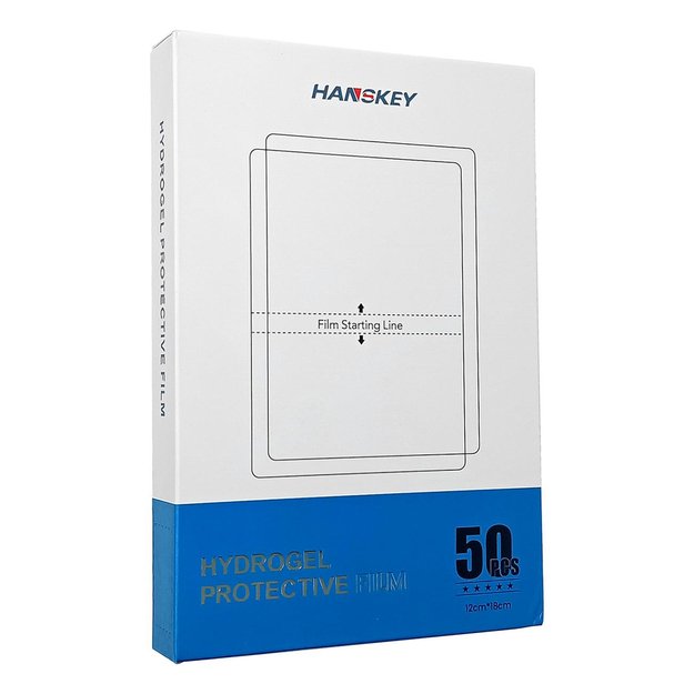 50 pcs. Hydrogel, antibacterial, self-healing foil for cutting with a plotter (18cm x 12cm) 8