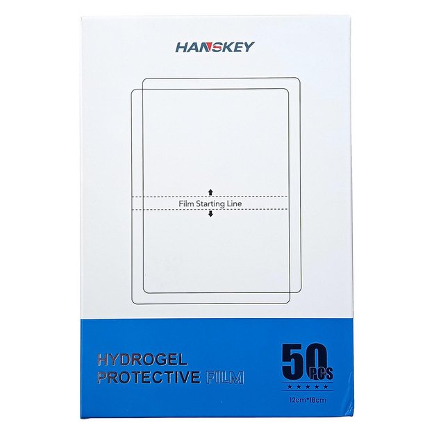 50 pcs. Hydrogel, antibacterial, self-healing foil for cutting with a plotter (18cm x 12cm) 7