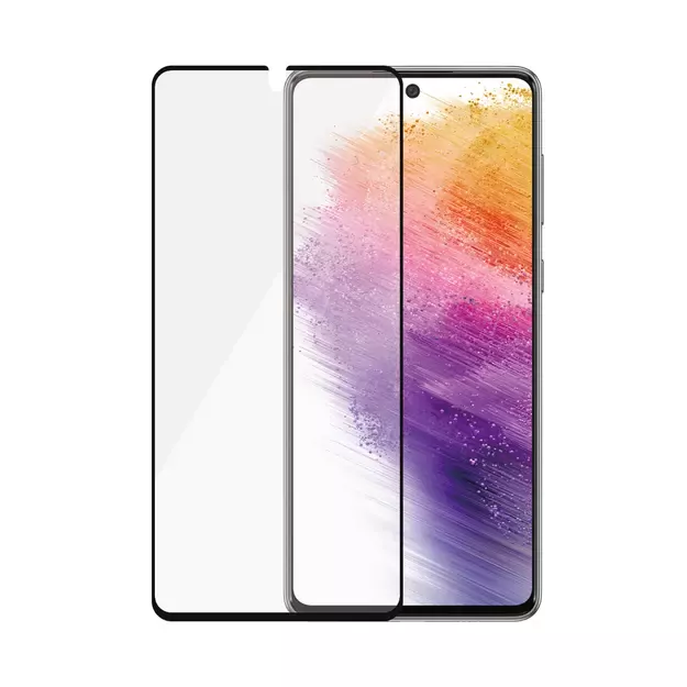 PanzerGlass E2E Regular tempered glass for Samsung Galaxy A73 - with black frame 1