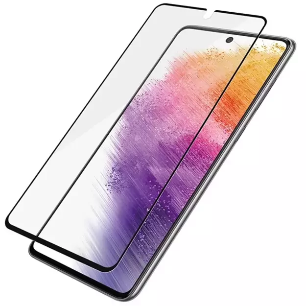 PanzerGlass E2E Regular tempered glass for Samsung Galaxy A73 - with black frame 4