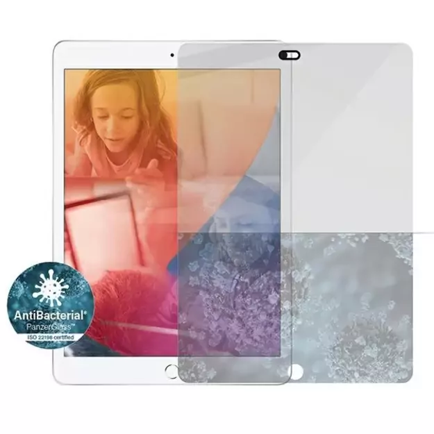 PanzerGlass E2E Super+ tempered glass with camera cover for iPad 10.2&quot  2