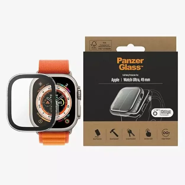 PanzerGlass Full Body case for Apple Watch Ultra 49mm - transparent 5