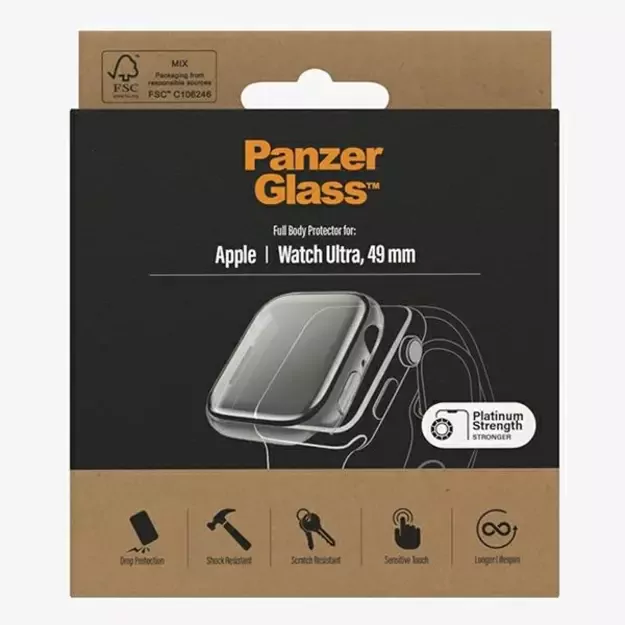 PanzerGlass Full Body case for Apple Watch Ultra 49mm - transparent 6
