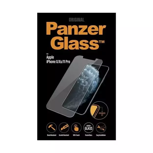 PanzerGlass Standard Super+ tempered glass for iPhone X / XS / 11 Pro 2