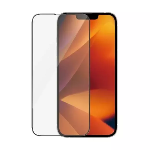 PanzerGlass Ultra-Wide Fit Tempered Glass Antibacterial Privacy with Positioner for iPhone 14/13 Pro/13 2
