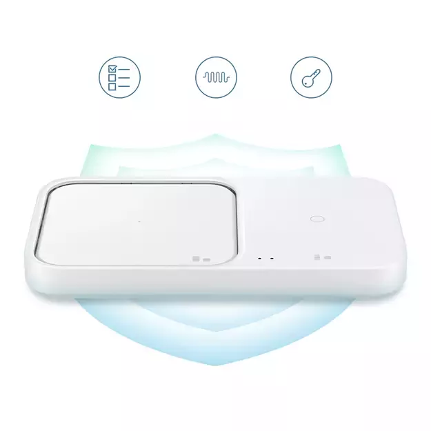 Samsung Wireless Charger Duo EP-P5400BWEGEU inductive charger 15W - white 10