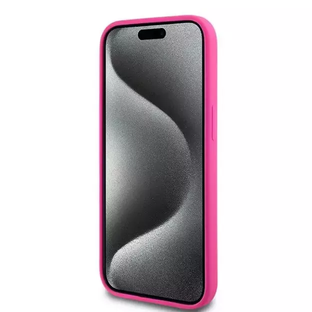 Karl Lagerfeld Silicone Choupette Head MagSafe Case for iPhone 15 Plus / 14 Plus - Pink 11