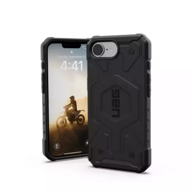 UAG Pathfinder MagSafe case for iPhone 16e - black