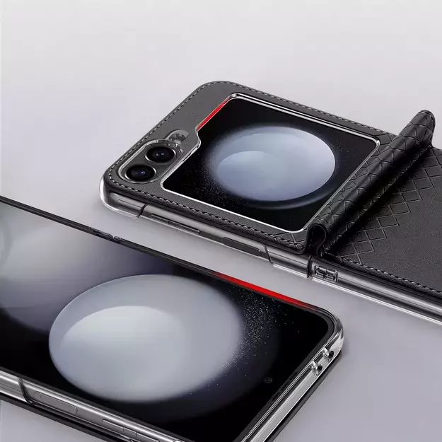 Dux Ducis Brill leather case for Samsung Galaxy Z Flip 6 - black 18