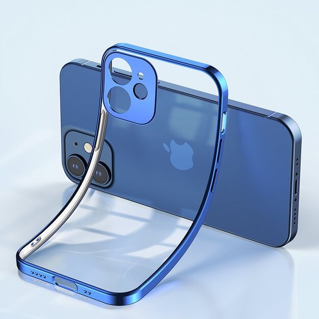 Joyroom New Beauty Series ultra thin case with electroplated frame for iPhone 12 mini black (JR-BP741) 9