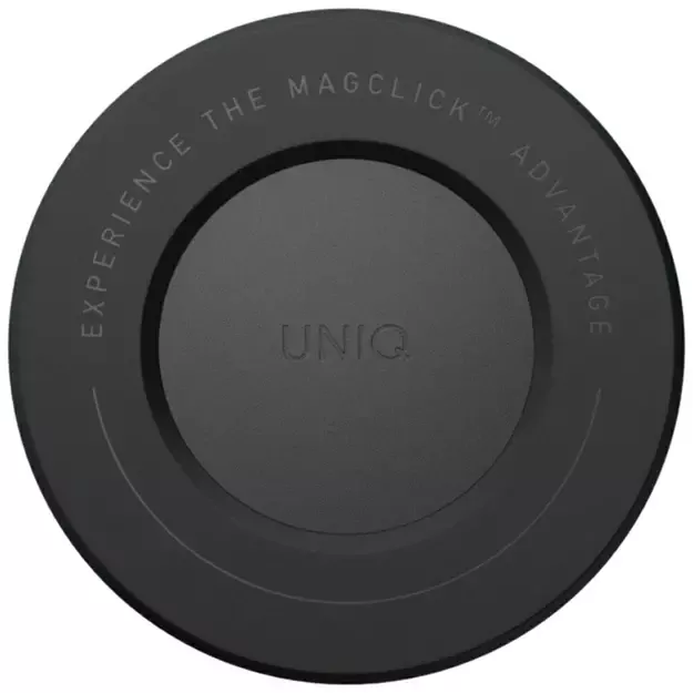 Uniq SnapMount Self-Adhesive Magnetic Holder - Black 1