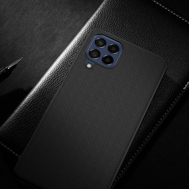Nillkin Textured Case durable reinforced case with gel frame and nylon back for Samsung Galaxy M53 5G black 32