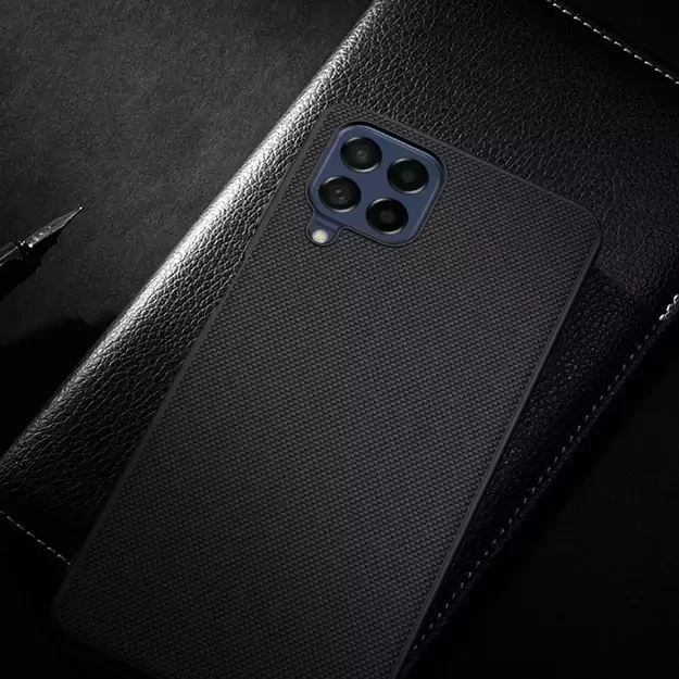 Nillkin Textured Case durable reinforced case with gel frame and nylon back for Samsung Galaxy M53 5G black 16