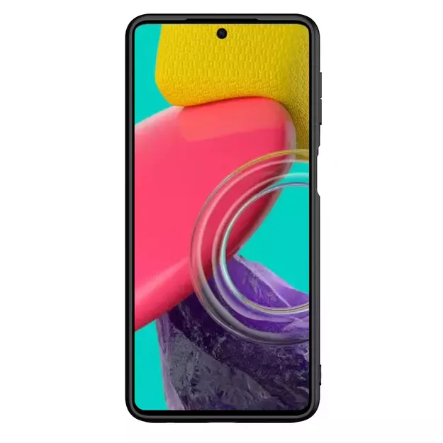 Nillkin Textured Case durable reinforced case with gel frame and nylon back for Samsung Galaxy M53 5G black 1