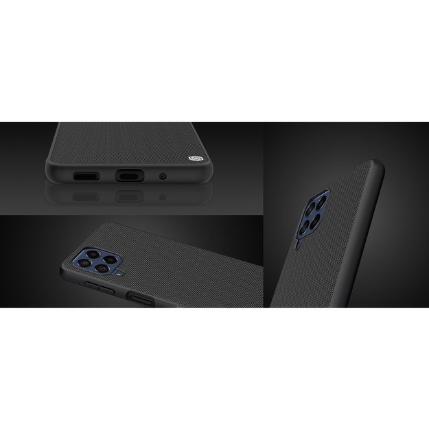 Nillkin Textured Case durable reinforced case with gel frame and nylon back for Samsung Galaxy M53 5G black 28