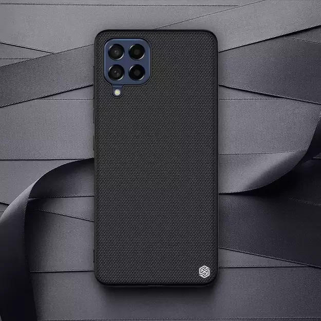 Nillkin Textured Case durable reinforced case with gel frame and nylon back for Samsung Galaxy M53 5G black 15