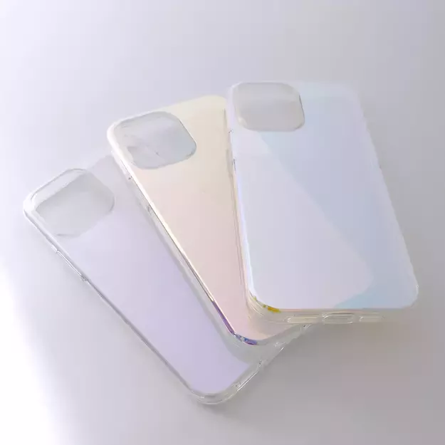 Aurora Case Case for iPhone 12 Pro Max Gel Neon Blue Cover 4