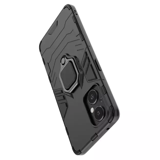 Ring Armor tough hybrid case cover + magnetic holder for OnePlus Nord N20 5G black 10