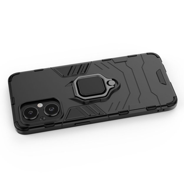 Ring Armor tough hybrid case cover + magnetic holder for OnePlus Nord N20 5G black 9