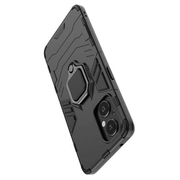 Ring Armor tough hybrid case cover + magnetic holder for OnePlus Nord N20 5G black 13