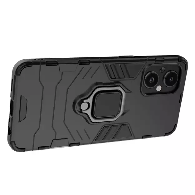 Ring Armor tough hybrid case cover + magnetic holder for OnePlus Nord N20 5G black 8