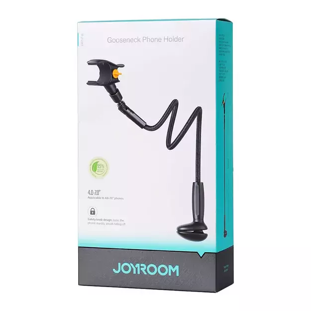Joyroom JR-ZS389 holder with flexible arm for a desk phone - black 23