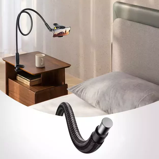 Joyroom JR-ZS389 holder with flexible arm for a desk phone - black 28