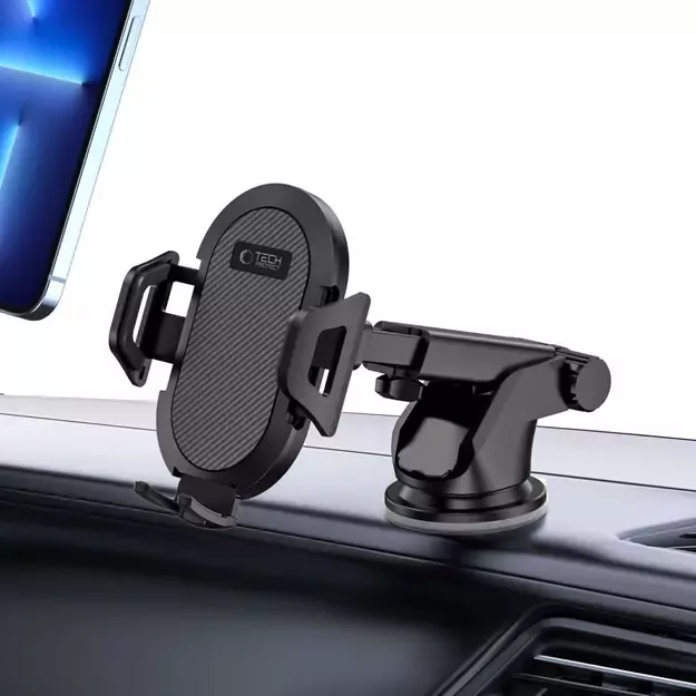 Tech-Protect V1 Car Phone Holder for Windshield/Cockpit - Black 12