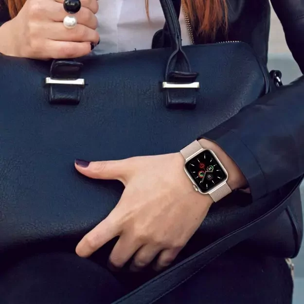 Tech-Protect MilaneseBand for Apple Watch 4 / 5 / 6 / 7 / 8 / 9 / SE (38/40/41 mm) - black 2