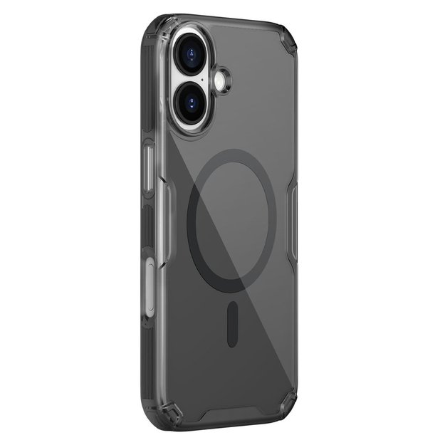 Nillkin Nature TPU Pro Magnetic Case Compatible with MagSafe for iPhone 17 Pro - Translucent Black 1