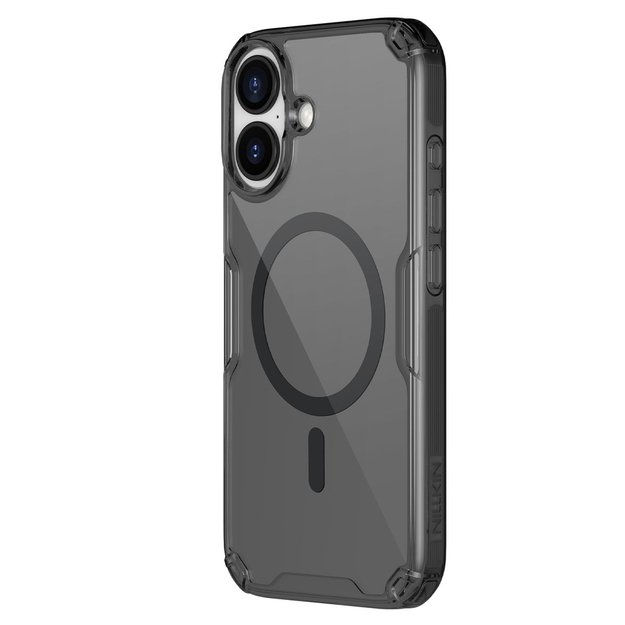 Nillkin Nature TPU Pro Magnetic Case Compatible with MagSafe for iPhone 17 Pro - Translucent Black 2