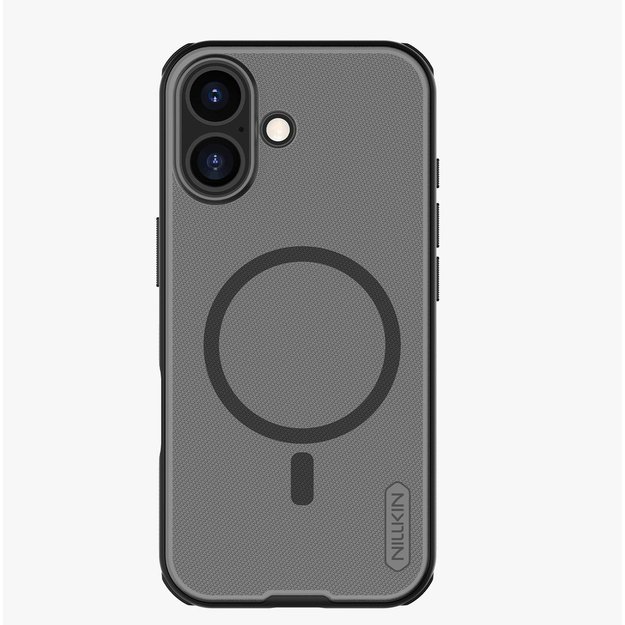 Nillkin Super Frosted Shield Pro Magnetic Case Compatible with MagSafe for iPhone 17 - Translucent Black