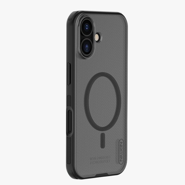 Nillkin Super Frosted Shield Pro Magnetic Case Compatible with MagSafe for iPhone 17 - Translucent Black 1