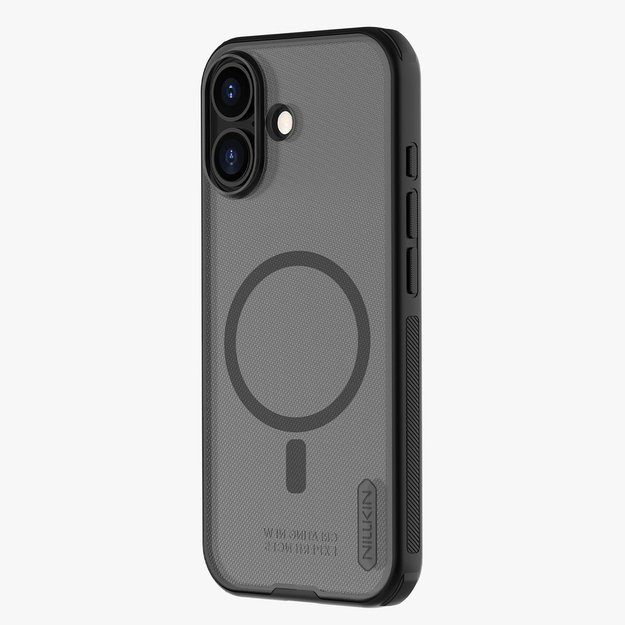 Nillkin Super Frosted Shield Pro Magnetic Case Compatible with MagSafe for iPhone 17 - Translucent Black 5