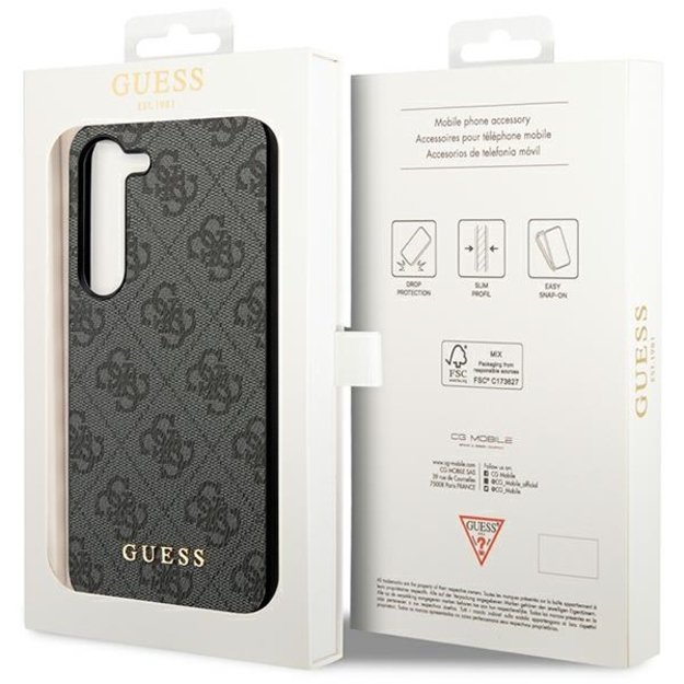 Guess 4G Charms Collection case for Samsung Galaxy A55 - black 7