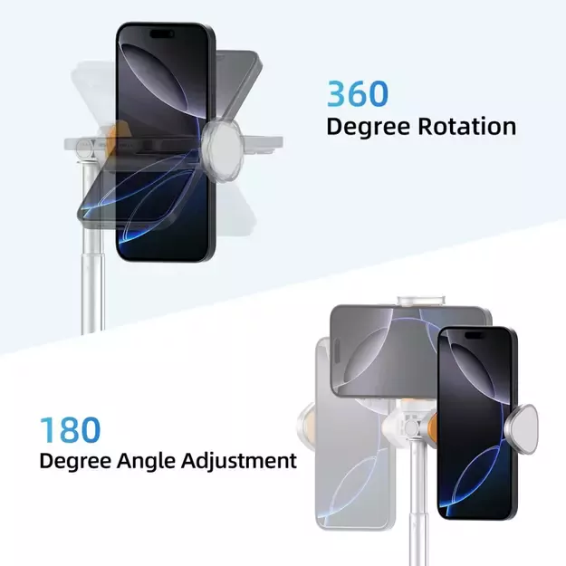 Selfie Stick Tech-Protect L09S with Tripod - White 4