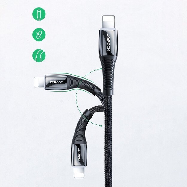 Joyroom S-1224K2 USB-C / Lightning PD cable 20W 2.4A 1.2m - red 17