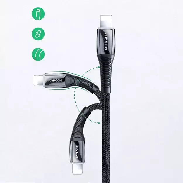 Joyroom S-1224K2 USB-C / Lightning PD cable 20W 2.4A 1.2m - red 5
