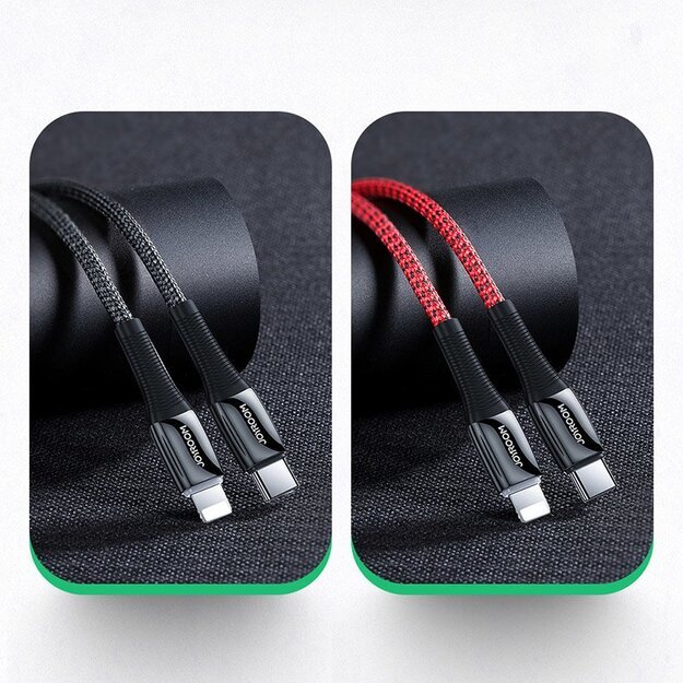 Joyroom S-1224K2 USB-C / Lightning PD cable 20W 2.4A 1.2m - red 23