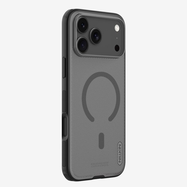 Nillkin Super Frosted Shield Pro Magnetic Case Compatible with MagSafe for iPhone 17 Pro Max - Translucent Black 4