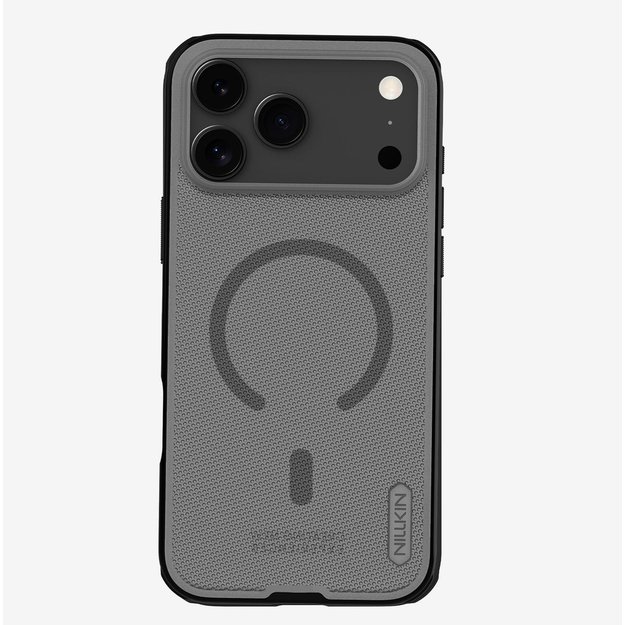 Nillkin Super Frosted Shield Pro Magnetic Case Compatible with MagSafe for iPhone 17 Pro Max - Translucent Black 1