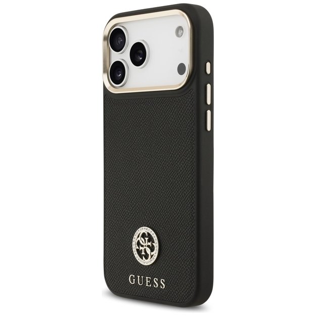 Guess Grained Strass Logo MagSafe case for iPhone 17 Pro Max - black 7