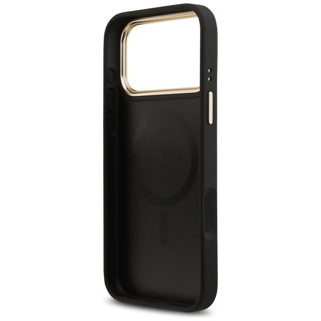Guess Grained Strass Logo MagSafe case for iPhone 17 Pro Max - black 5