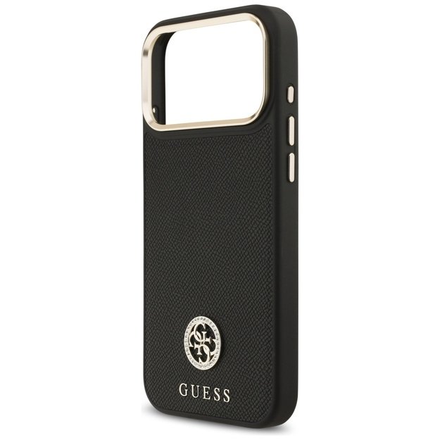 Guess Grained Strass Logo MagSafe case for iPhone 17 Pro Max - black 4