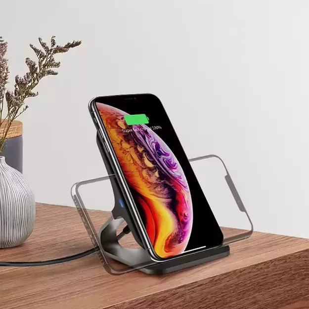 Tech-Protect QI15W-S1 inductive charger 15W in the form of a stand - black 12